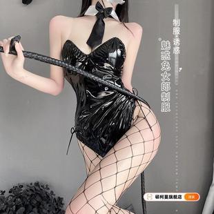 梦中情兔*性感兔女郎cos夜店服装漆皮制服内衣女仆性感房事qqny女