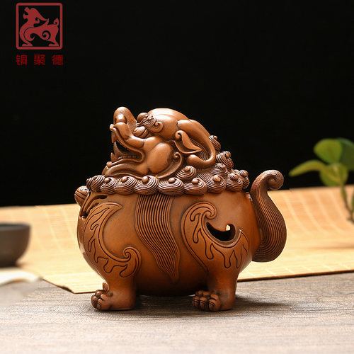 铜聚德香炉纯铜香薰炉