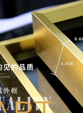 一代晶瓷画发厂家客厅玄关背景墙高画清来图个CYAT9374性制做件装