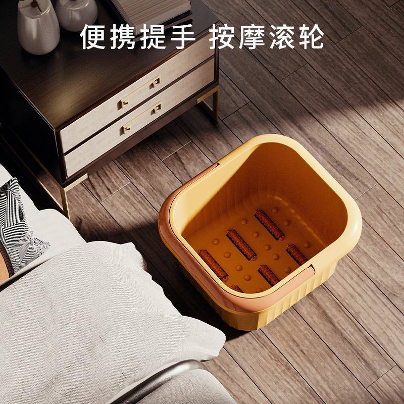 加厚泡脚桶家用泡脚盆温筒深小泡脚盆2腿膝盖宿舍洗过脚足浴桶保