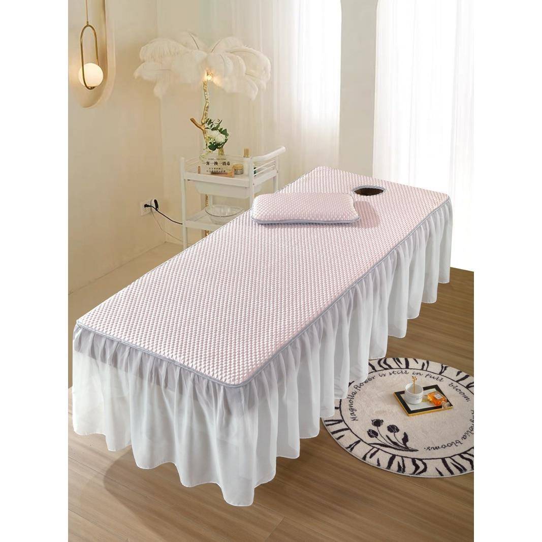 新冰豆美M7R9698R容床凉席豆推机拿按摩理容疗床美院床裙冰丝席可