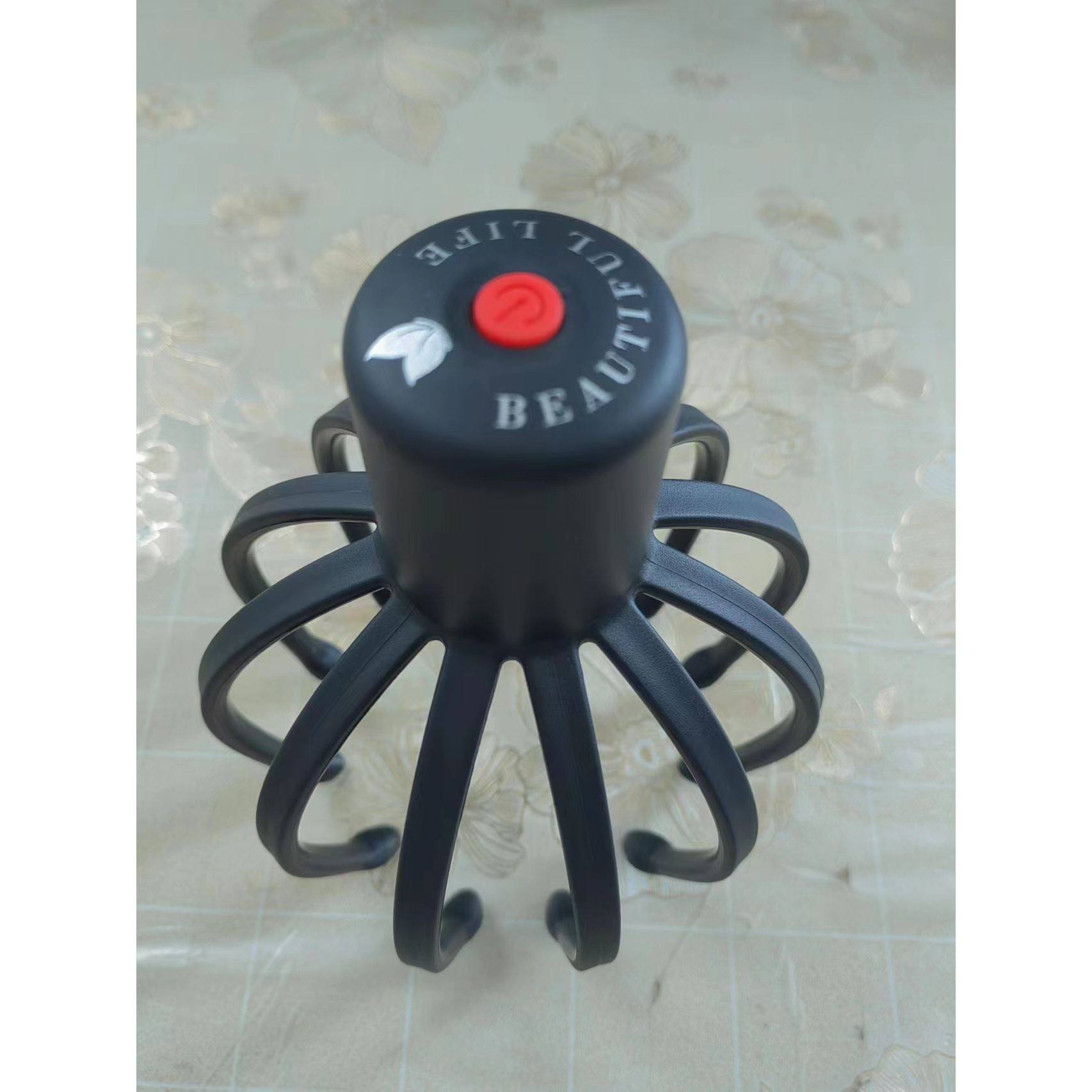 热采头部按摩器八爪鱼头部按摩仪电动灵魂提取器头皮仪