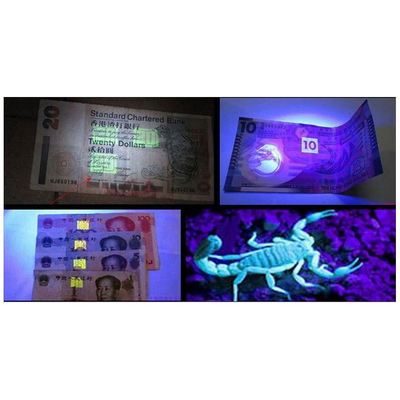 21LED紫外线手电筒uv395验钞现货紫光手电筒