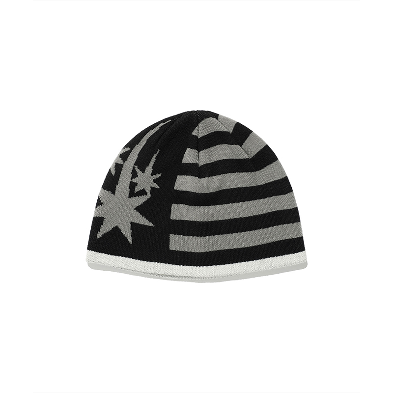 niceghostclub星星条纹针织帽