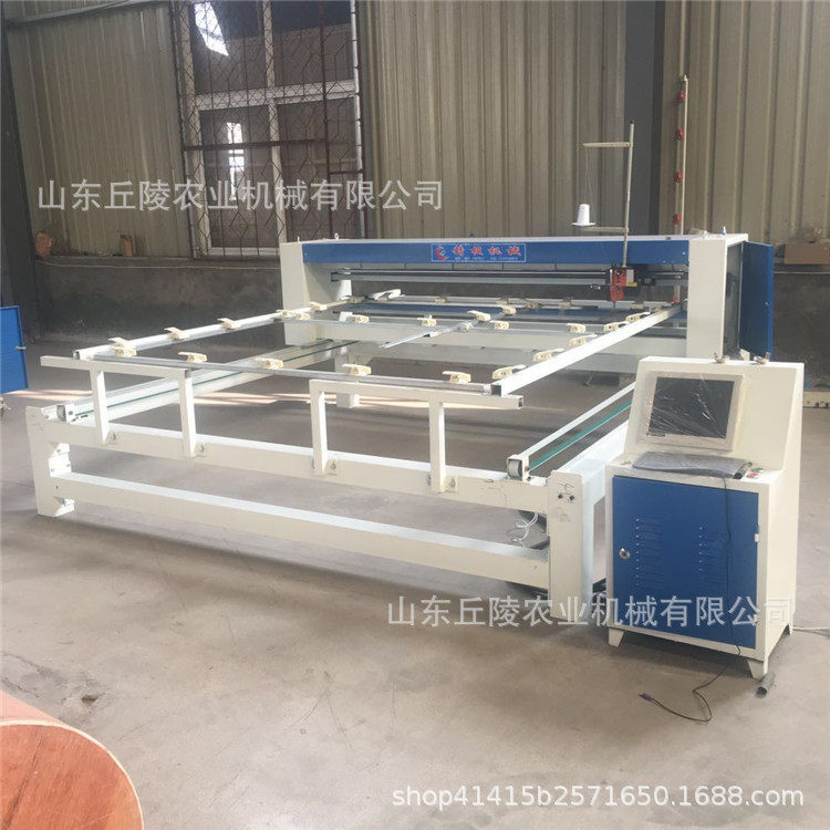 厂家销售羊绒被 棉被羽绒被全自动电脑绗缝机 夏凉被电脑绗缝机械