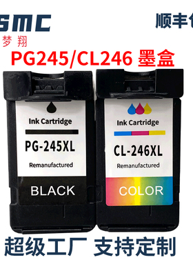 适用佳能PG245 CL246墨盒CANON MG2920 MG2420 MG2922 2520 MG3022 MX492 ts3120 TS302 IP2820打印机墨盒245