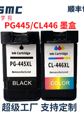 适用佳能TS3140 TS3340 TR4540 MG2540 MG2545s MG3040 MG2440 MX494 IP2840 TS204打印机墨盒PG-445 CL-446