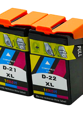 适用戴尔V313  V515W  P513W  P713W  V715W打印机墨盒DELL 21 22 23 24黑色彩色墨水盒耗材