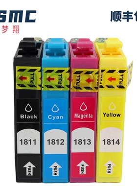 适用爱普生18 18XL墨盒EPSON  XP-402 XP405 XP202 XP102 XP30 XP225 322 XP325 XP422 XP425打印机墨盒T1811