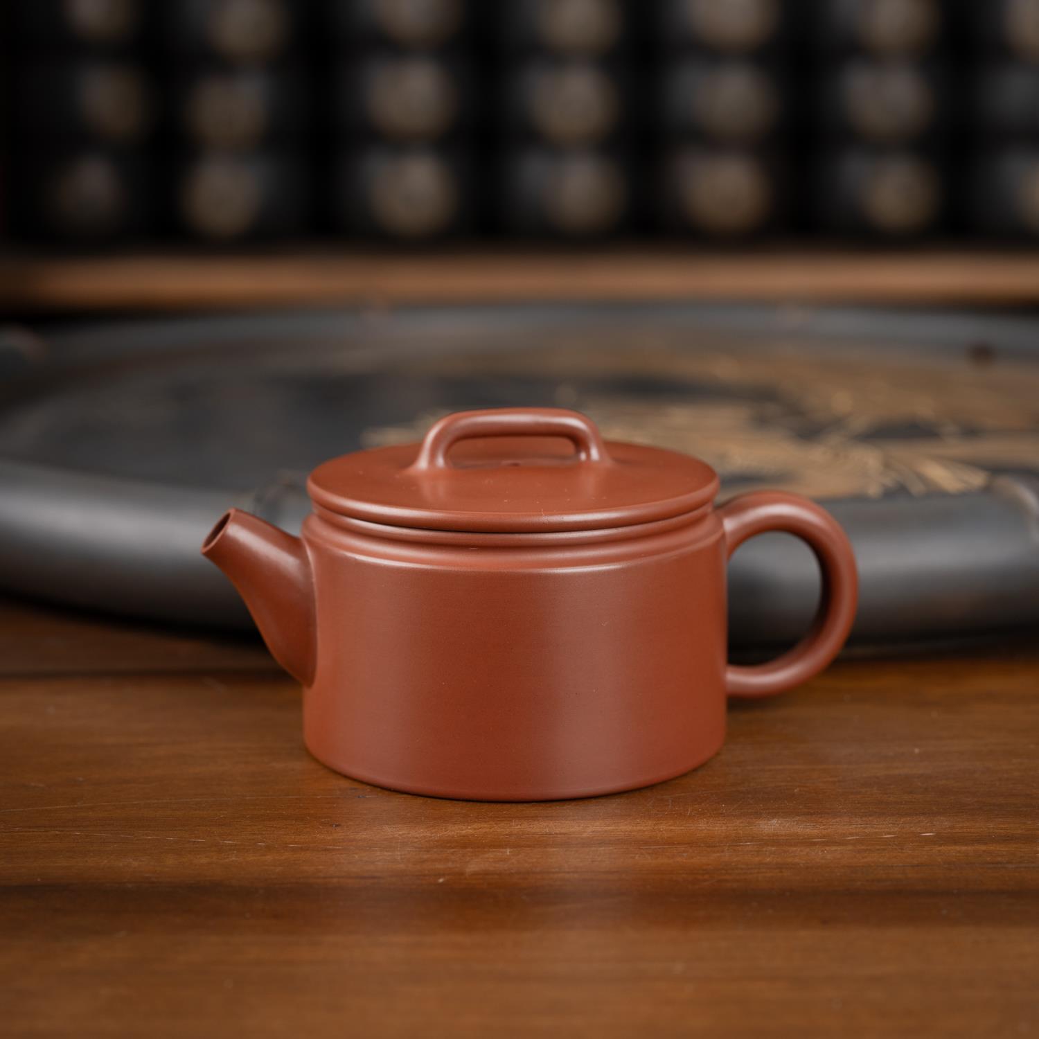 钦州坭兴陶茶壶 小汉瓦壶 广西精品纯手工小容量功夫茶具中式家用