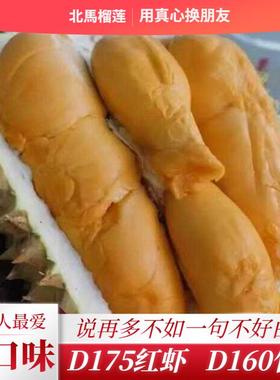北马榴【树熟液氮】红虾榴莲d175竹脚D160榴莲甜中苦当地人的最爱