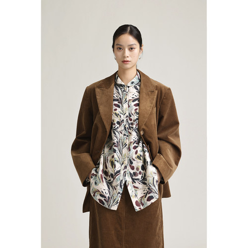 30.r埃及西服长袖有机棉灯芯绒