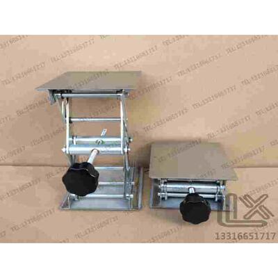 10cm 100x100mm 不锈钢升降台 小型升降台 实验室 可手调节 支架