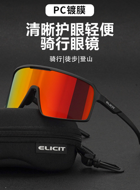 ELICIT骑行眼镜防风沙运动山地公路车自行车户外太阳镜近视风镜女