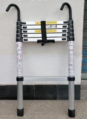 申缩铝合金伸缩梯子折叠收缩竹节楼梯铝梯工程梯便携家用直梯升降