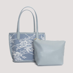 牛仔布子母包价格 牛仔布子母包图片 星期三