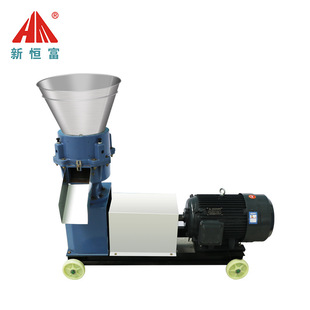 恒富机械平模饲料颗粒机 猫砂颗粒制粒机 家禽麦麸宠物水产料制粒