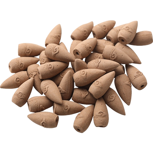 祥云倒流香檀香香薰家用室内塔香沉香倒流香粒流香炉沉浸式熏香