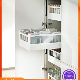 进口blum高柜内抽屉百隆骑马抽全拉出阻尼滑轨blum零食柜拉篮钢抽