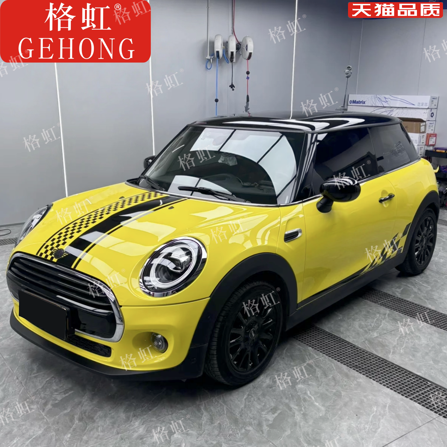 宝马迷你miniF55F56拉花车贴