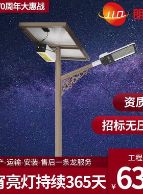 6米太阳能路灯LED光伏路灯30W40W60W厂家新农村道路灯户外7米8米