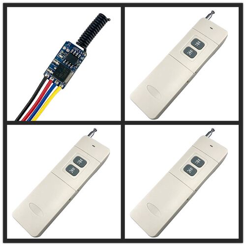 Anntem远距离遥控开关3.7-5v12v直流电源电池无线遥控开关断电器