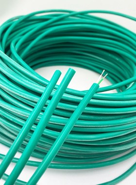 K型硅胶测温线柔性热电偶线绿色欧标补偿K导线多股防水耐折KX耐弯