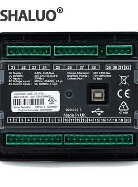 DSE4520深海进口控制器DSE4510 AMMF发电机控制器 原装进口