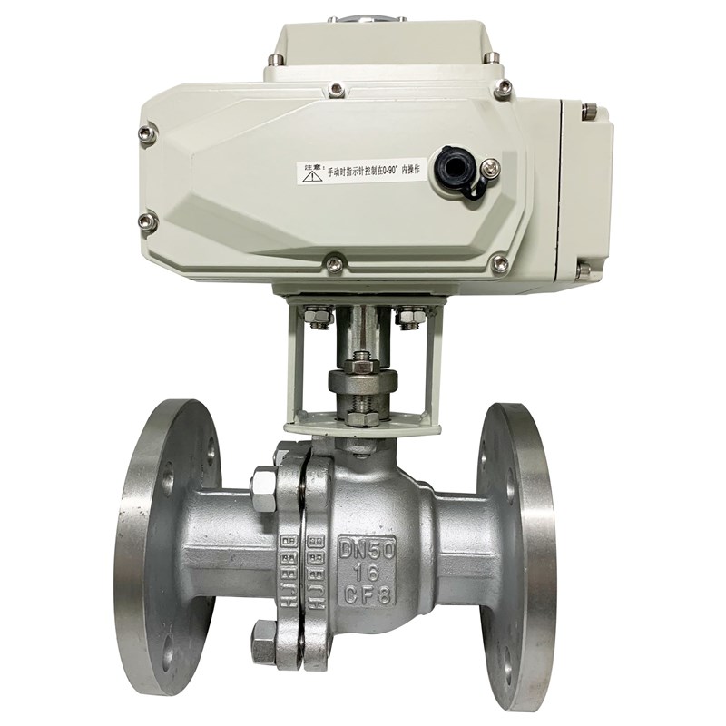 Q941F-16P/C电动球阀铸钢不锈钢法兰高温蒸汽球阀DN50 65 80 100