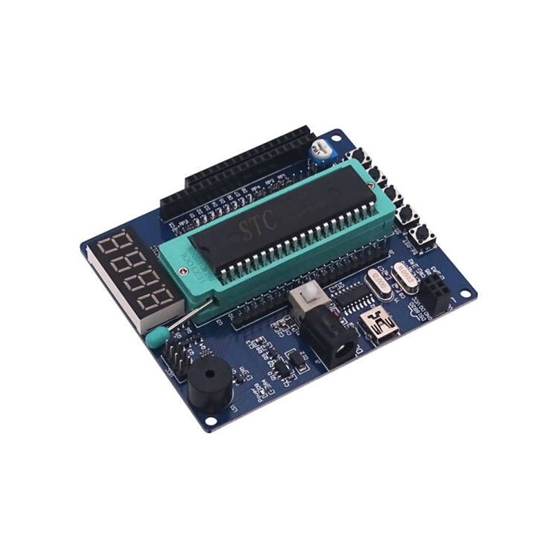 51单片机开发板STC89C52学习板AVR最小系统AT89S51智能小车实验板