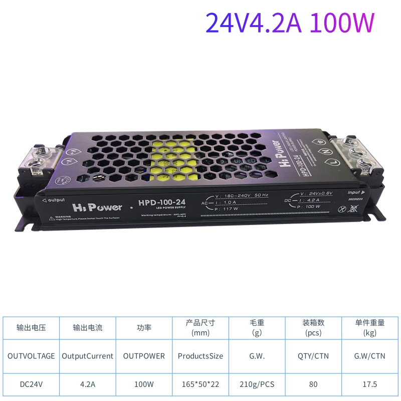 12V24V48fV开关电源60W100W300W400W线性LED灯带变压器150W半灌胶