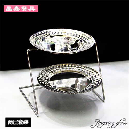 三层冷餐摆台道具装饰蛋糕甜品水果盘展示盘架子果盘欧式奢华高档