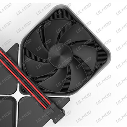 RTX4090显卡供电接口转向头16针16P ATX3.0 12VHRWR转弯头12+4口