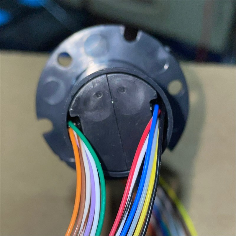 帽式滑环 导电滑环 12线 集电环 旋转连接器 22mm