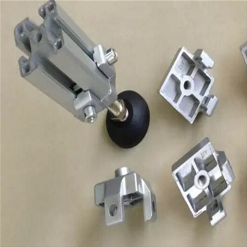 3030/4040/45工业铝型材配件型机脚连接板 脚杯固定座地脚连接器