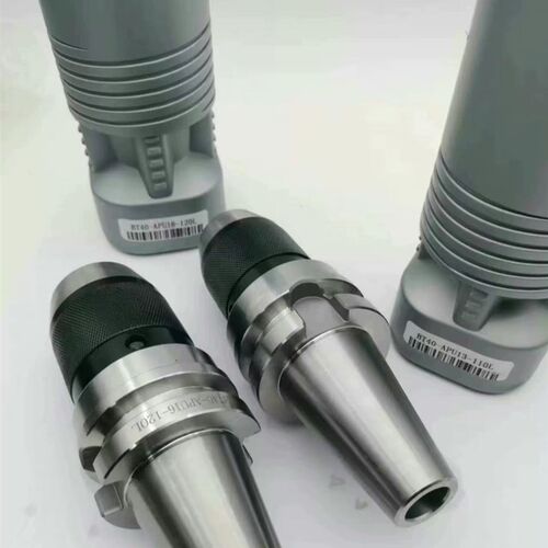 钻夹头刀柄APU13/16高精密车床CNC BT30/40/50一体自紧自锁钻夹头