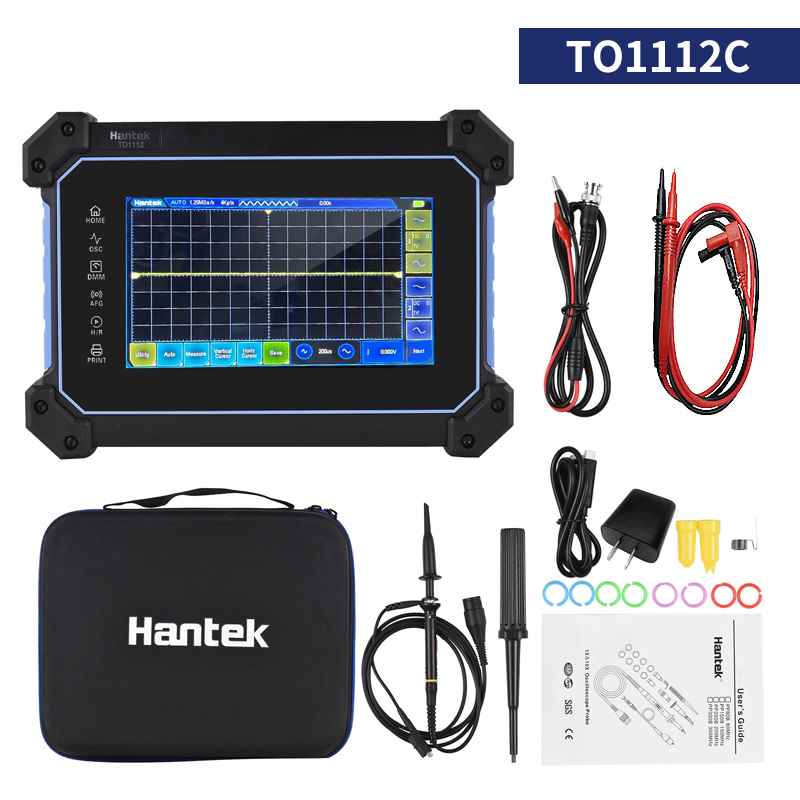 Hantek TO1112 TO1112C TO1112D 汉泰双通道手持平板数字示波器