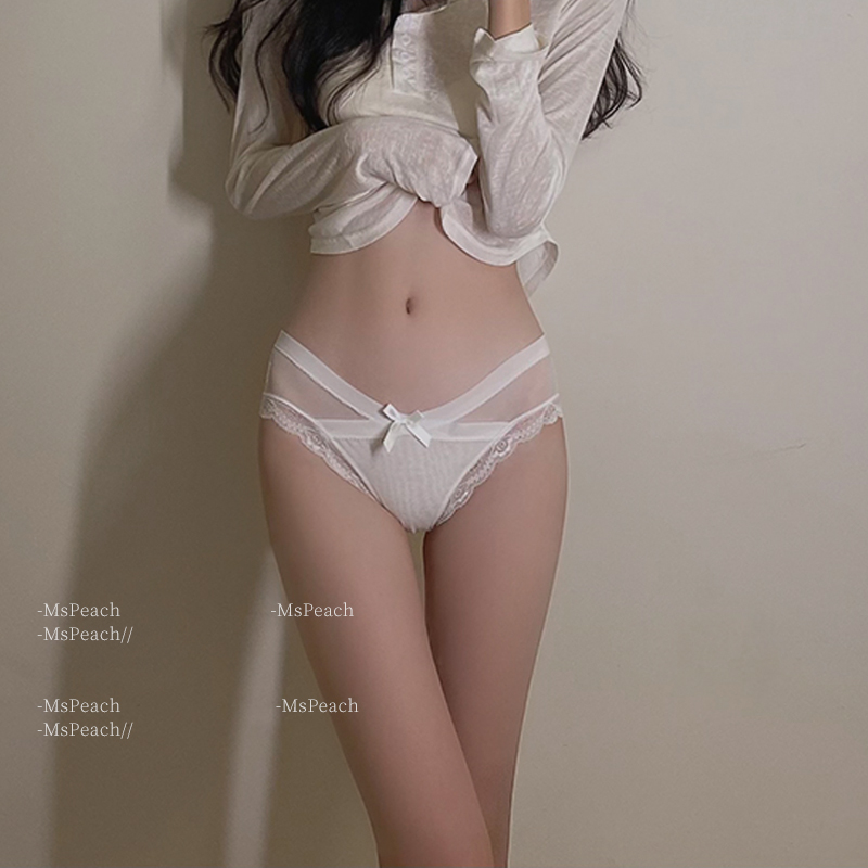 PUSSCAT娇羞蝴蝶带包臀三角内裤