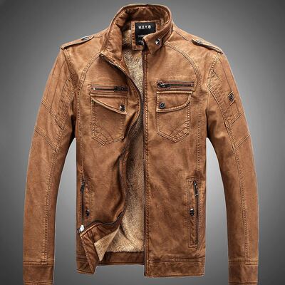 Men winter leather jackets coats man casual coat men jacket