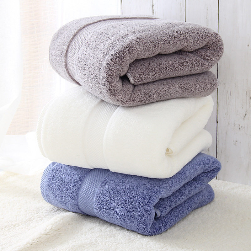 80*160cm纯棉加厚浴巾800g Bath Towel Cotton Large Beach Towel
