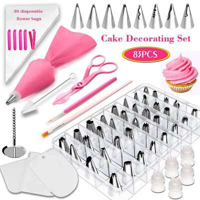 Cake Decorating Tool Kit Baking Nozzle Piping Bag Set 裱花嘴