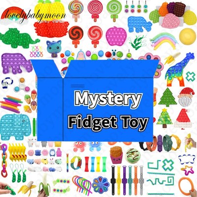 Random 5-40pcs Mystery Gifts Fidget Toys Pack Surprise Box 2