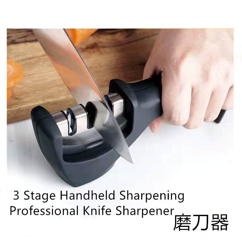 Handheld Professional Knife Sharpener Sharpening三档磨刀器