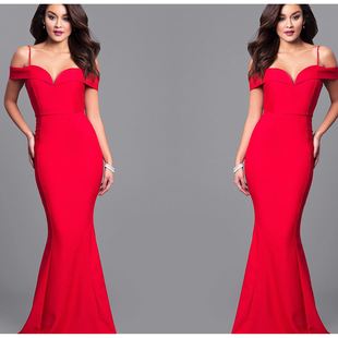 Women wedding dress ladies party sexy long dresses gown 女裙