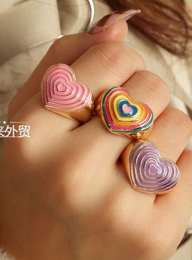 Love child index finger ring female hand accessories食指戒指