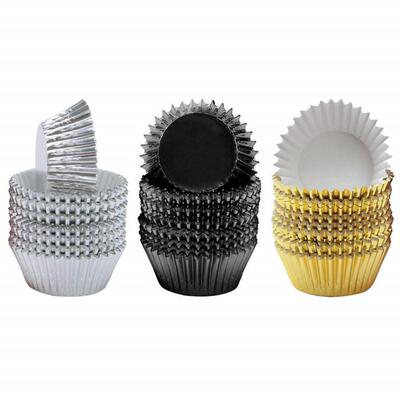 Christmas Foil Cupcake Liners Baking cups圣诞节铝箔蛋糕纸杯