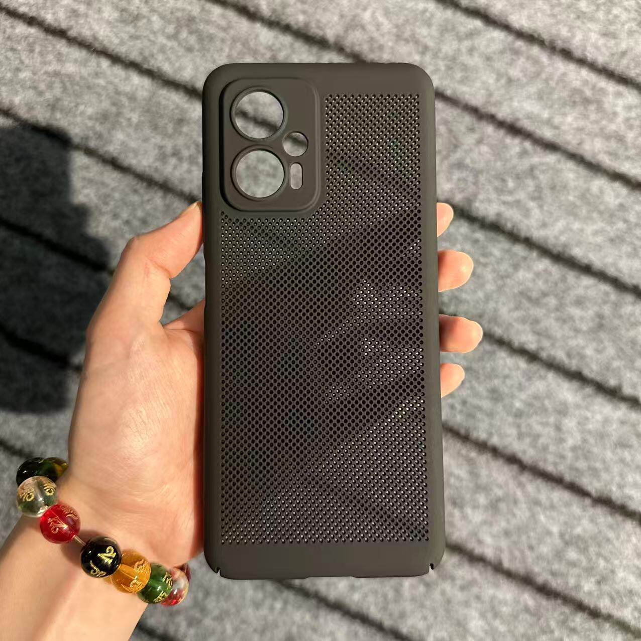 适用红米note12TPro手机壳12TPor小米5G透气散热n12保护套not全包防摔tpro磨砂redmi男noto女nont新款n钢化膜
