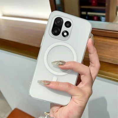 一加15透明磨砂冰雾磁吸硬壳