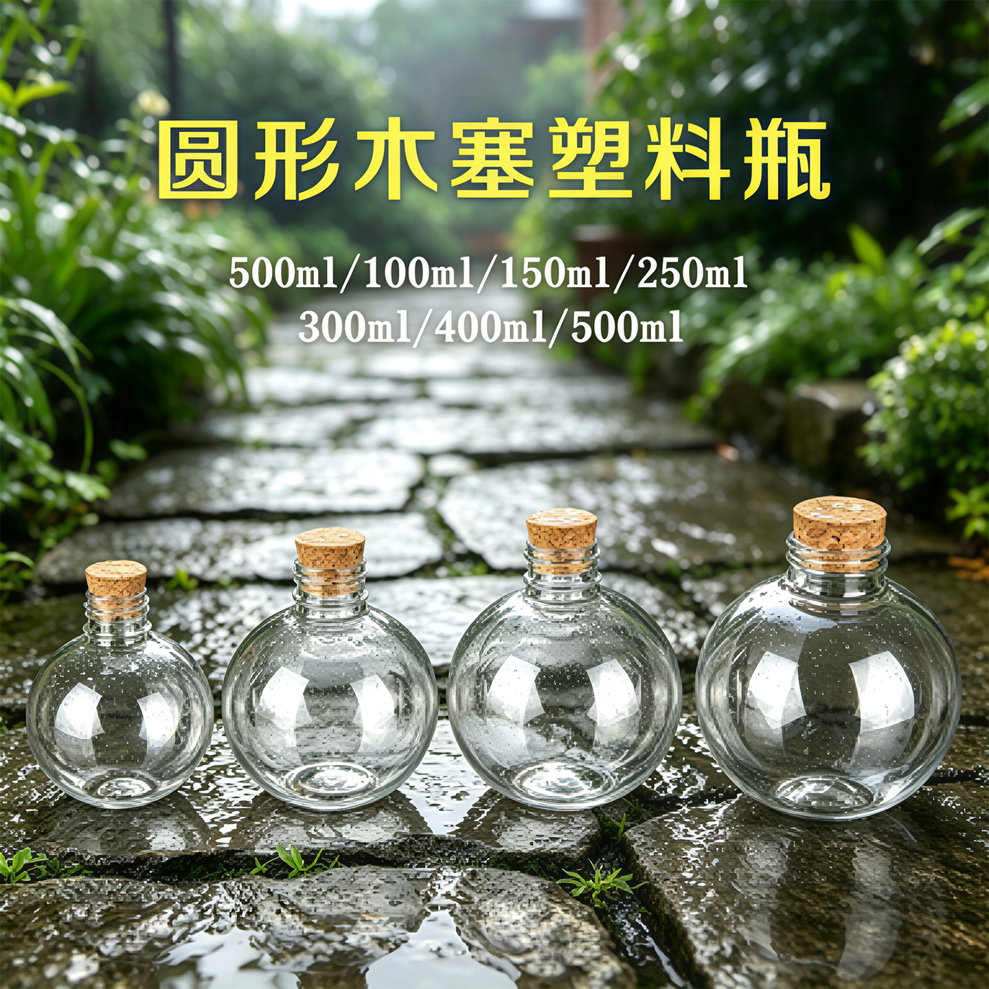 木塞许愿塑料瓶迷你幼儿园环创材料挂起透明小瓶子装金豆豆的瓶子图片