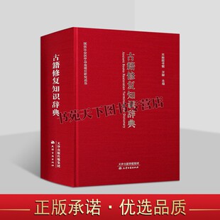 古籍修复知识辞典 万群编古籍文物保护孤本善本书法绘画作品字画修复装裱专业术语资料工具词汇传统装帧技艺考古学天津古籍出版社